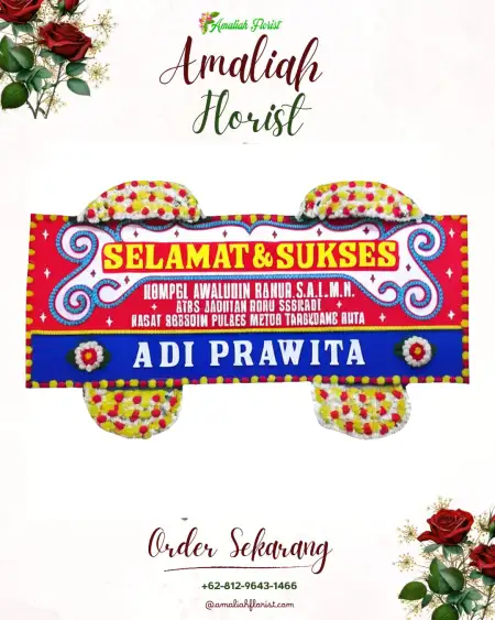 Papan Bunga Ucapan Selamat Binorong